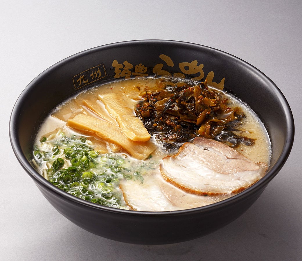 筑豊ラーメン 高菜生ラーメン5食セット＋替玉5食分 計10食 ラーメン 拉麺 生ラーメン とんこつ 豚骨 とんこつラーメン 豚骨ラーメン 替え玉 替玉 替え玉付き 替玉付き 辛子高菜 高菜 筑豊ラーメン セット 福岡県 嘉麻市 冷蔵